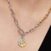 Billede af Pandora Tyren Stjernetegn Medaljoncharm sølv/forgyldt metalblanding m. cz (Taurus)