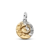 Billede af Pandora Fiskene Stjernetegn Medaljoncharm sølv/forgyldt metalblanding m. cz (Pisces)