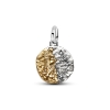 Billede af Pandora Jomfruen Stjernetegn Medaljoncharm sølv/forgyldt metalblanding m. cz (Virgo)