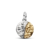 Billede af Pandora Jomfruen Stjernetegn Medaljoncharm sølv/forgyldt metalblanding m. cz (Virgo)