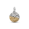 Billede af Pandora Vædderen Stjernetegn Medaljoncharm sølv/forgyldt metalblanding m. cz (Aries)