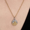Billede af Pandora Løven Stjernetegn Medaljoncharm sølv/forgyldt metalblanding m. cz (Leo)
