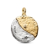 Billede af Pandora Sol & Måne Oversized Medaljoncharm sølv/forgyldt metalblanding m. cz
