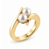 Billede af Ring m/ 2 K.P. 14 kt facon 9,2 gr. (prisen er excl. guld)