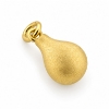 Billede af Vedhæng dråbe masiv (hj. 17,4 , ty. 12  mm) 14 kt. facon + 18,7 gr. (prisen er excl. guld)