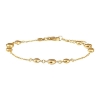 Billede af Nordahl Andersen armbånd 8 karat guld m. kugler (17+2 cm)