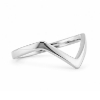 Billede af Ring V ring 14 kt. hvg. (Vring)