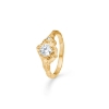 Billede af Studio Z "Veil" ring forgyldt sølv m. cz (str. 60)
