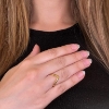 Billede af Ring V ring 8 kt. (Vring)