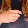 Billede af Ring brillant 0,08 w/vs.14 kt.