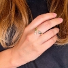Billede af Ring brillant 0,08 w/vs.14 kt.