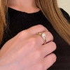 Billede af Ring 8 kt m. k.p. 5-5½ mm