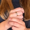 Billede af Ring flying diamond, 0,12 w/vs. 14 kt.