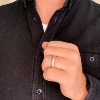 Billede af Ring 925 s. str. -59. (br. 4,6, tk. 2,7 mm.)