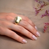 Billede af Ring "Podium" 14 karat guld