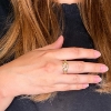 Billede af Ring 3 hjerte (hjertering) 14 kt. facon + 5,6 gr. (prisen er excl. guld)