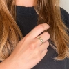 Billede af Ring hjerter 14 kt. (hjertering)
