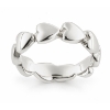 Billede af Ring hjerter 14 kt. hvg. (hjertering)