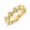 Billede af Ring hjerter, brill. 3* 0,015, 3* 0,01, 3* 0,005 w/vs 14 kt. (hjertering)