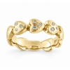 Billede af Ring hjerter, brill. 3* 0,015, 3* 0,01, 3* 0,005 w/vs 14 kt. (hjertering)
