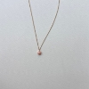 Billede af Jane Kønig Pale Pink Coral Heart vedhæng 14 kt. guld