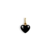 Billede af Jane Kønig Onyx Heart vedhæng 14 kt. guld