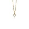 Billede af Mads Z "Tender Heart" vedhæng 14 kt. guld m. 0,07 ct. w/si brillanter (ekskl. kæde)