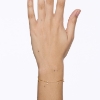Billede af Maria Black 'Suki' armbånd forgyldt sølv m. cz (17+1,5 cm)