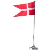 Billede af Nordahl Andersen Flagstang forkromet 40cm m. blank fod