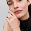 Billede af Pandora Tiara Baguette Ring forgyldt metalblanding m. cz (str. 52)