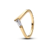 Billede af Pandora Tiara Baguette Ring forgyldt metalblanding m. cz (str. 54)