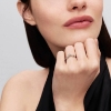 Billede af Pandora Tiara Stjerner ring platinbelagt metalblanding m. cz (str. 54)