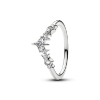 Billede af Pandora Tiara Stjerner ring platinbelagt metalblanding m. cz (str. 58)