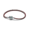 Billede af Pandora Limited Edition Box Chain med Pebermynte Snor (17 cm)