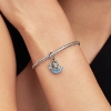Billede af Pandora Disney Limited Edition Stitch Selvlysende Måne charm sølv m. emalje