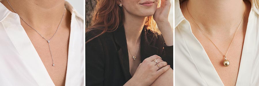 Mads Z halskæder og vedhæng. Céleste, Fleur og Chloé Mist.  