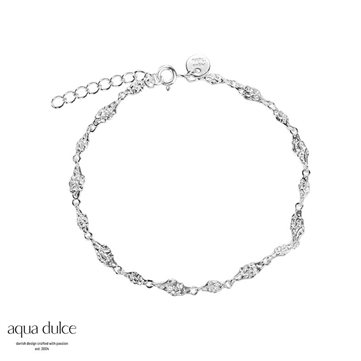 Aqua Dulce Mila armbånd sølv (17 + 3 cm)