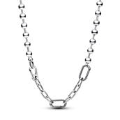 Pandora ME halskæde metalperle og led sølv (45 cm)