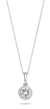 Spirit Icons Romance halskæde sølv 45 cm med syn.zirkonia